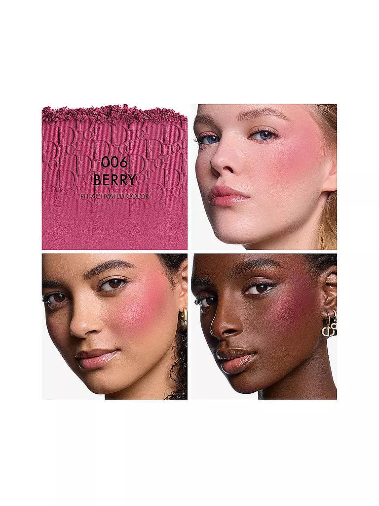 DIOR | Dior Backstage Rosy Glow Rouge con colore attivato dal pH - Lunga tenuta (006 Berry) | 