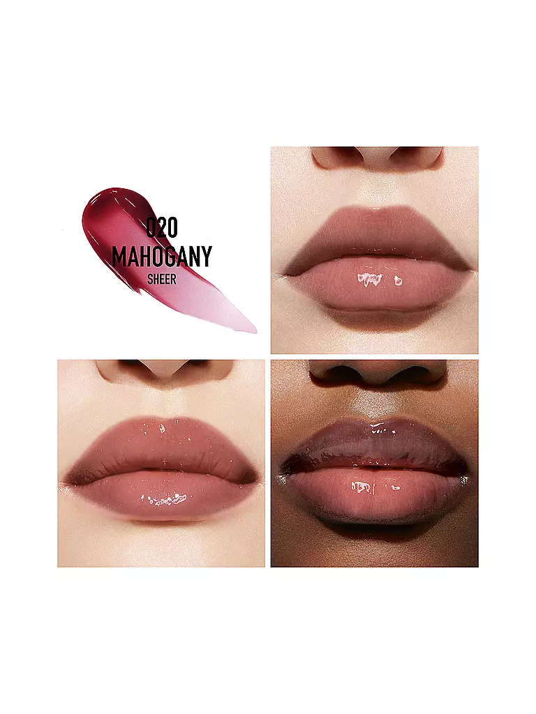 DIOR | Lipgloss - Dior Addict Lip Maximizer (020 Mahagony) | Rosso scuro