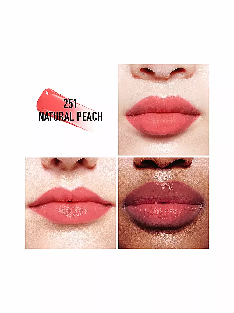 DIOR | Lipgloss - Dior Addict Lip Tint (251 Natural Peach) | Corallo
