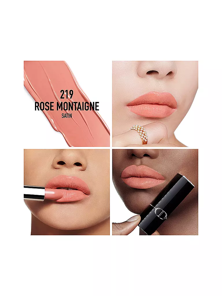 DIOR | Rossetto - Rouge Dior Satin Lipstick (219 Rose Montaigne) | Marrone chiaro