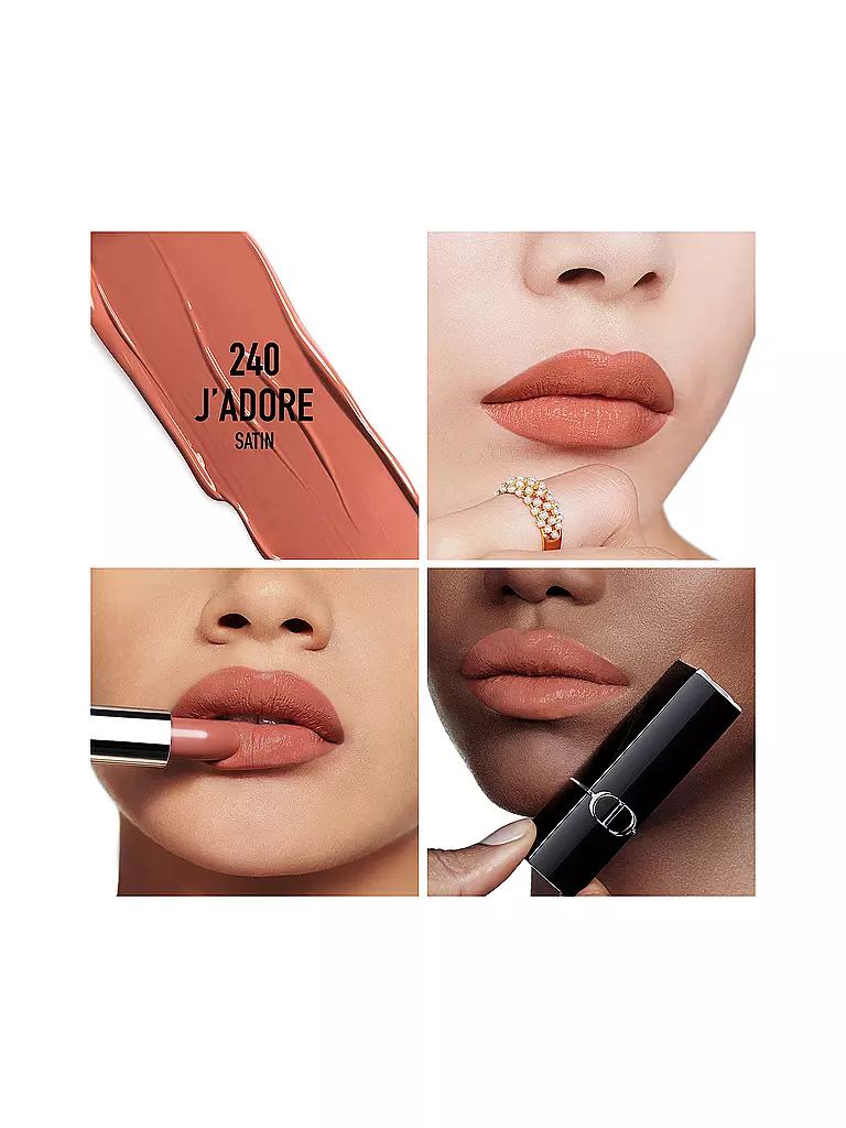 DIOR | Rossetto - Rouge Dior Satin Lipstick (240 J'adore) | Marrone chiaro