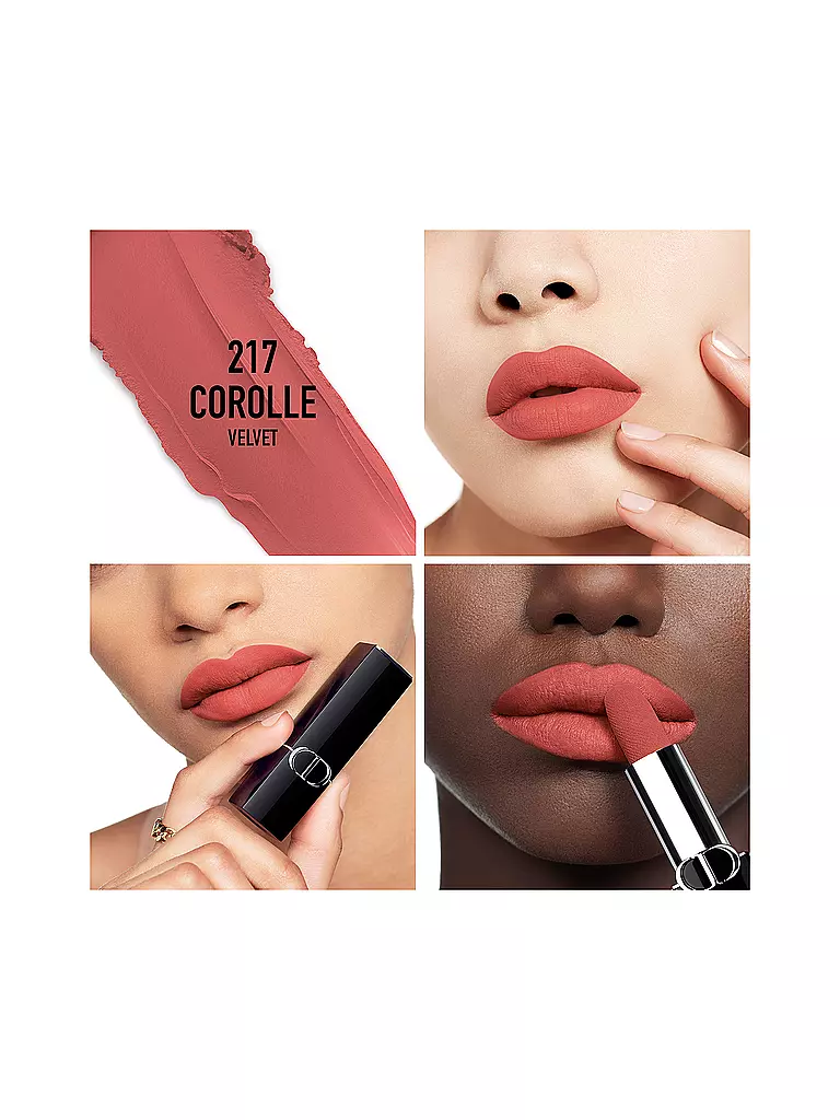 DIOR | Rossetto - Rouge Dior Velvet Lipstick (217 Carolle) | Arancione