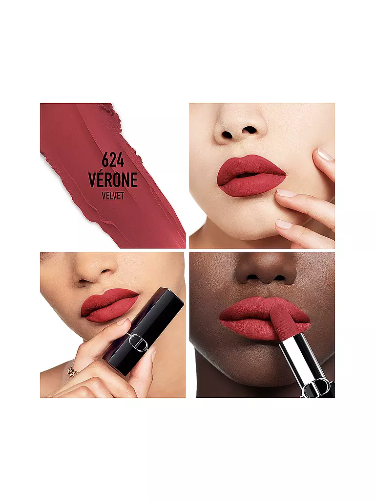 DIOR | Rossetto - Rouge Dior Velvet Lipstick (624 Verone) | Rame