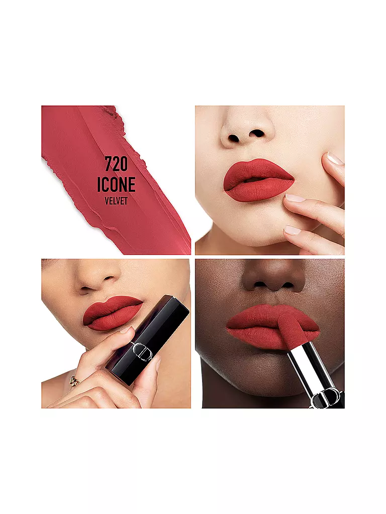 DIOR | Rossetto - Rouge Dior Velvet Lipstick (720 Icone) | Rosso