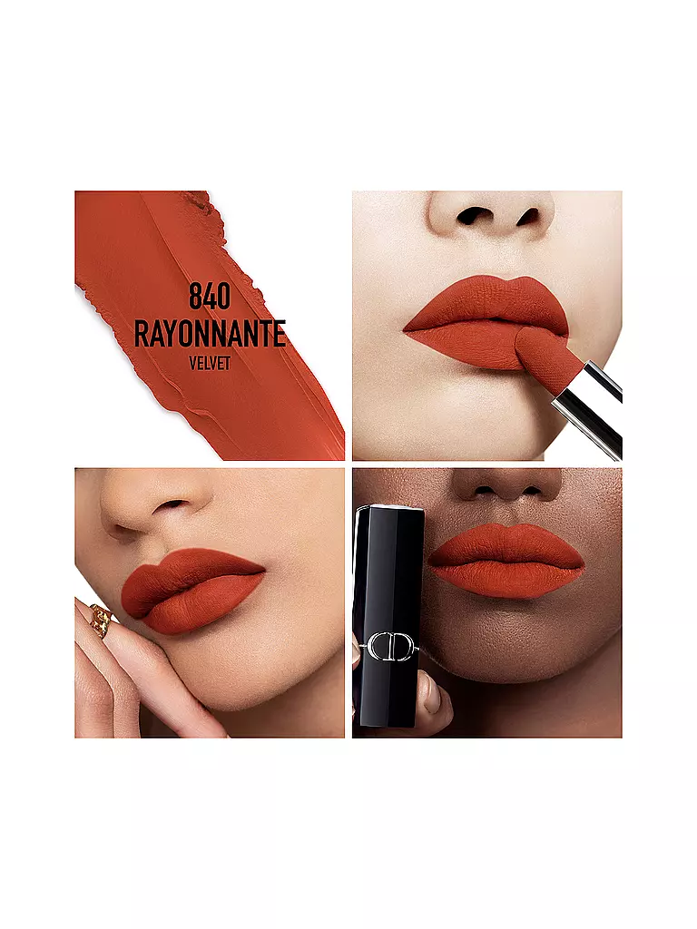 DIOR | Rossetto - Rouge Dior Velvet Lipstick (840 Rayonnante) | Rame