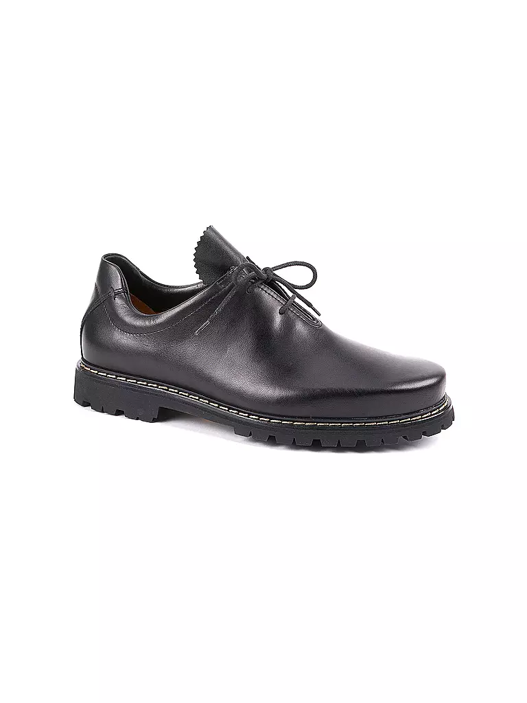 DIRNDL & BUA | Scarpa stringata RINDBOX | Nero
