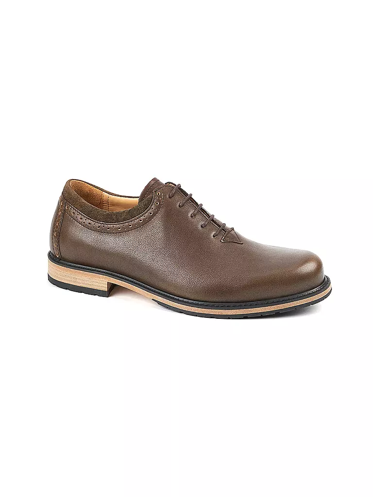 DIRNDL & BUA | Scarpe stringate | Oliva