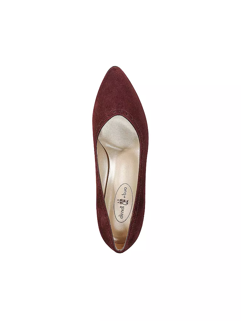 DIRNDL & BUA | Scarpe tradizionali - Décolleté | Rosso
