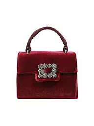 DIRNDL & BUA | Tasche - Henkeltasche GRETE | Rosso scuro