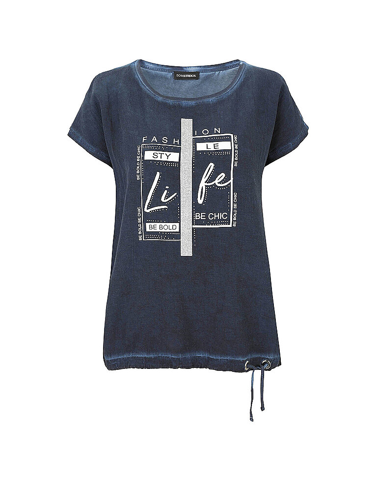 Doris Streich T-shirt blu 42