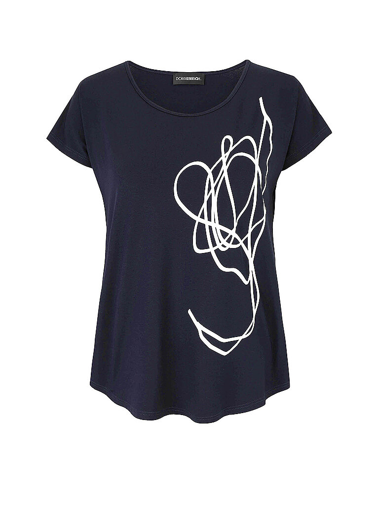 Doris Streich T-Shirt blu 44