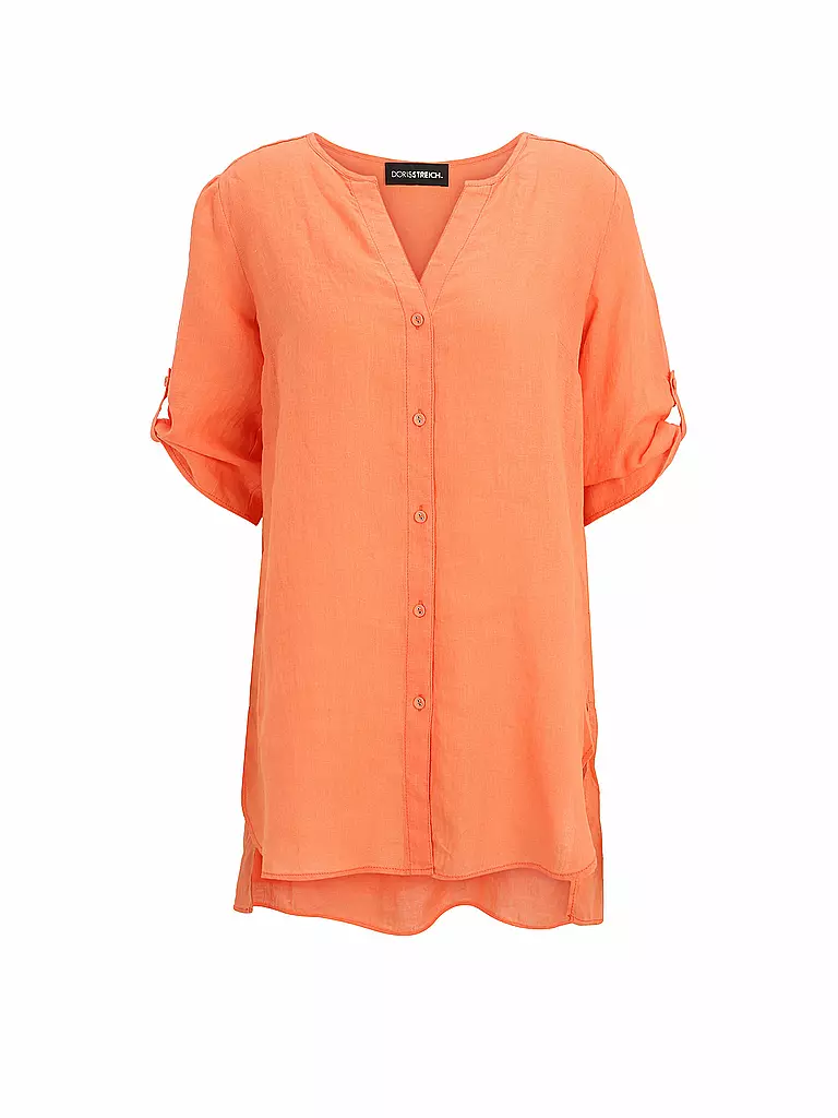 DORIS STREICH | Blusa di lino | Arancione
