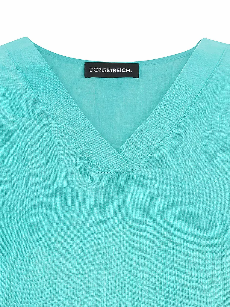 DORIS STREICH | Blusa di lino | Turchese