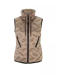 DORIS STREICH | Gilet trapuntato | Cammello