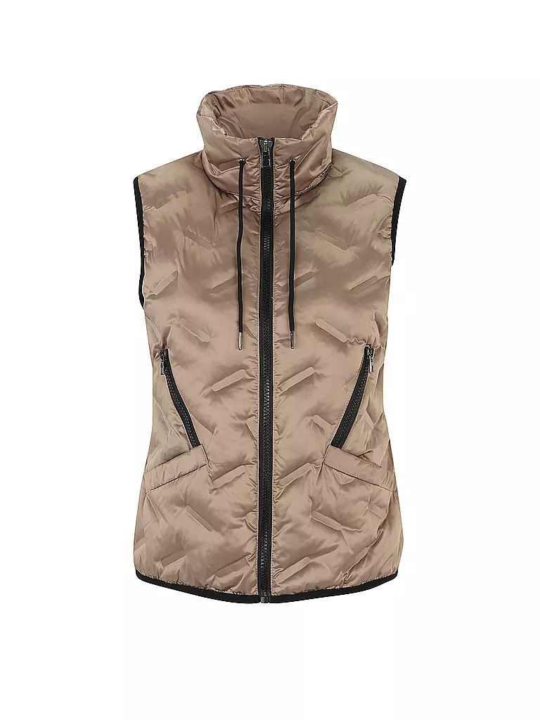 DORIS STREICH | Gilet trapuntato | Cammello