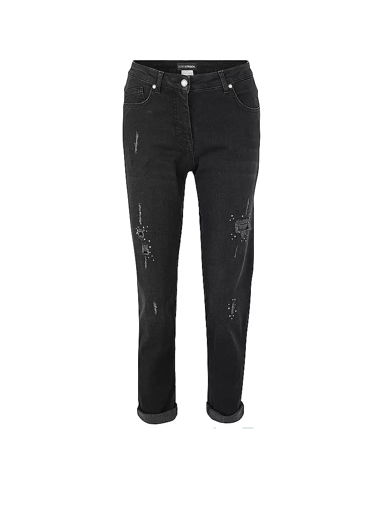 DORIS STREICH | Jeans Straight Fit | Nero