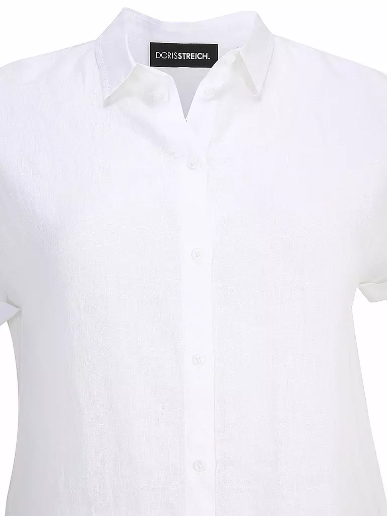 DORIS STREICH | Leinenbluse | Bianco