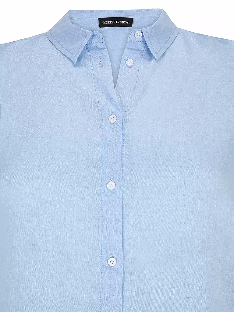 DORIS STREICH | Leinenbluse | Blu chiaro