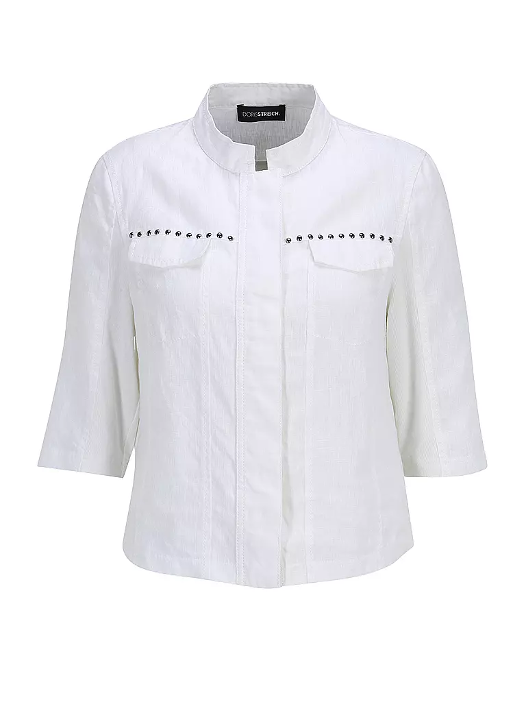 DORIS STREICH | Leinenjäckchen | Bianco