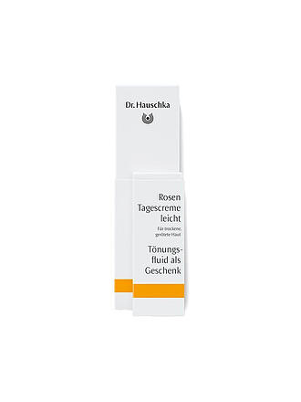 DR. HAUSCHKA | Crema per il viso - Crema alla rosa per il giorno leggera e Fluido colorato in omaggio