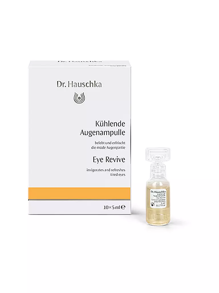 DR. HAUSCHKA | Ampolle occhi rinfrescanti 10x5ml | Senza colore