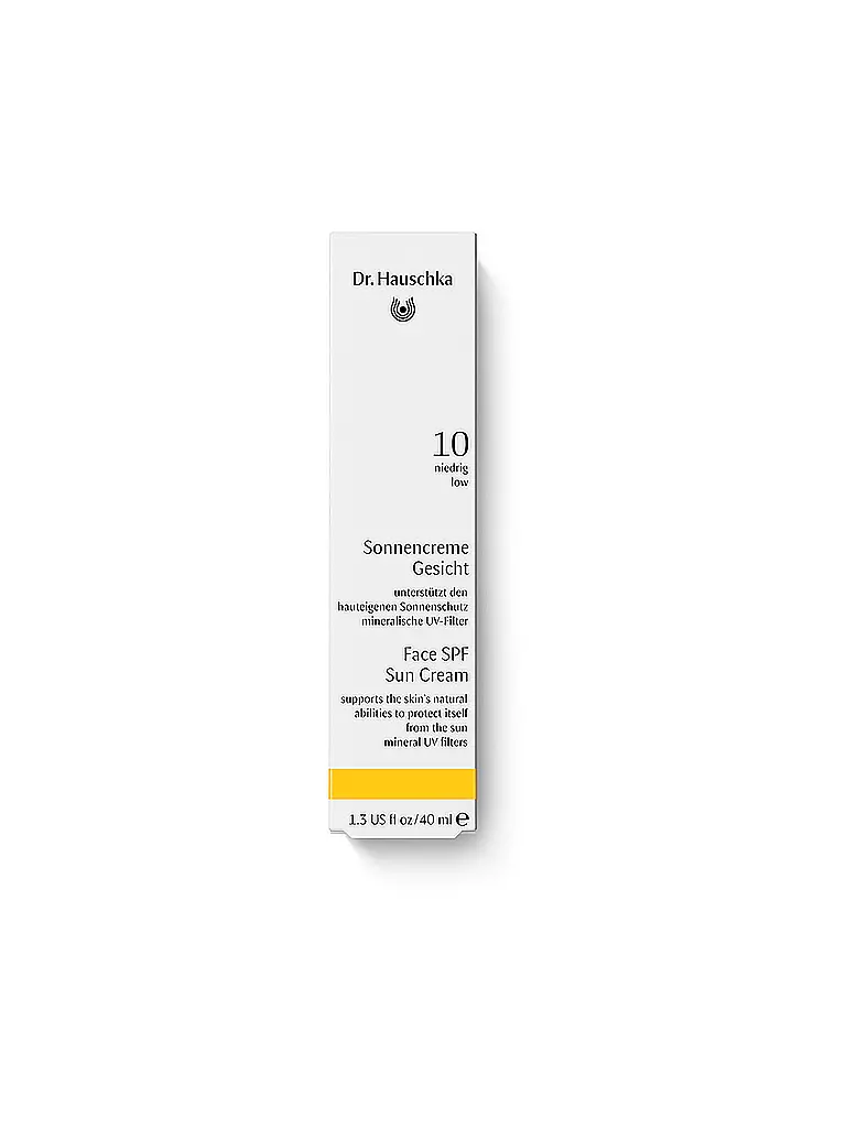DR. HAUSCHKA | Protezione solare - Crema solare viso SPF 10 40ml | Senza colore