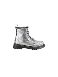DR. MARTENS | Kinder Stiefel 1460 J SERENA FOIL | Argento