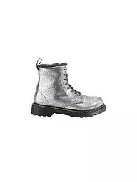 DR. MARTENS | Kinder Stiefel 1460 J SERENA FOIL | Argento