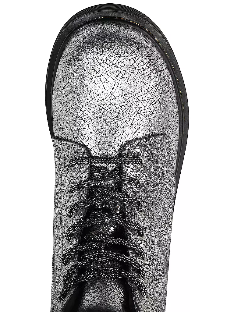 DR. MARTENS | Kinder Stiefel 1460 J SERENA FOIL | Argento