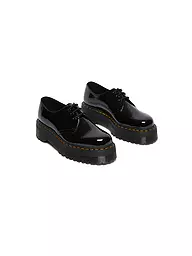 DR. MARTENS | Lack Plateau Schnürer 1461 Quad | Nero