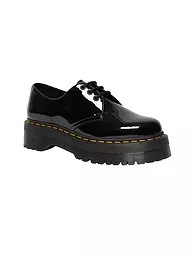 DR. MARTENS | Lack Plateau Schnürer 1461 Quad | Nero