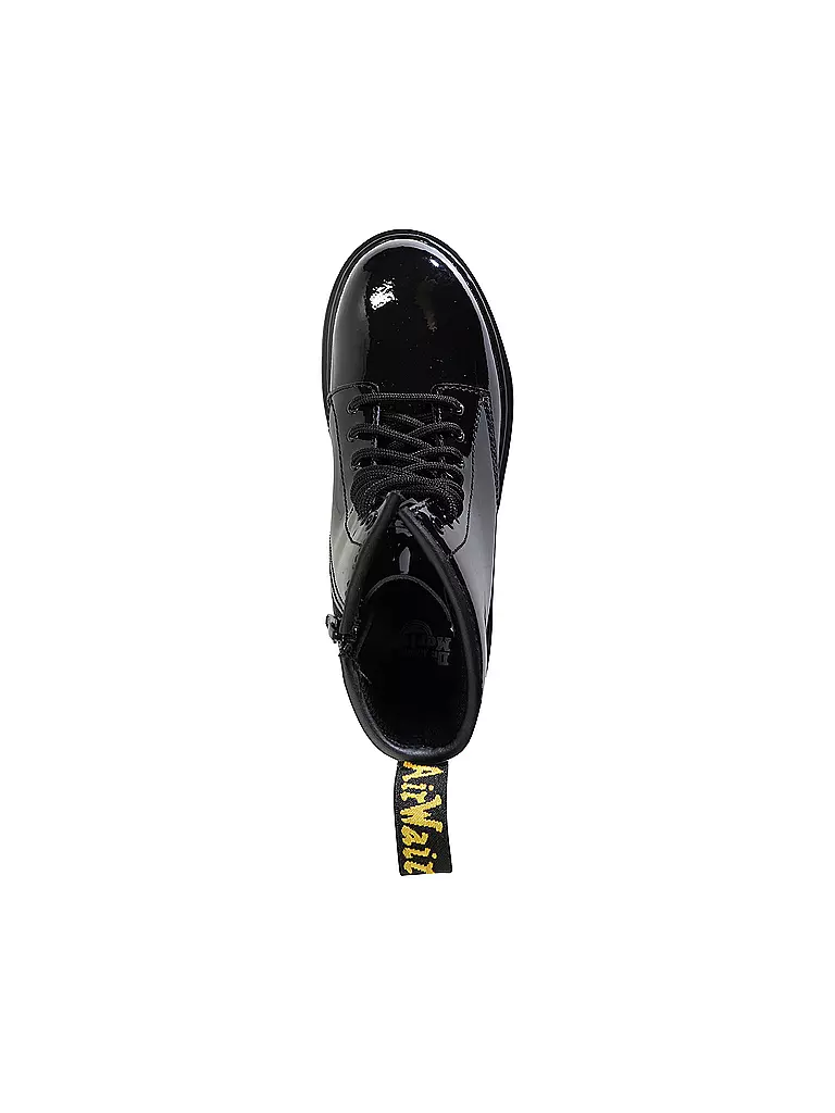 DR. MARTENS | Stivaletti stringati per bambini 1460 PATENT LAMPER | Nero
