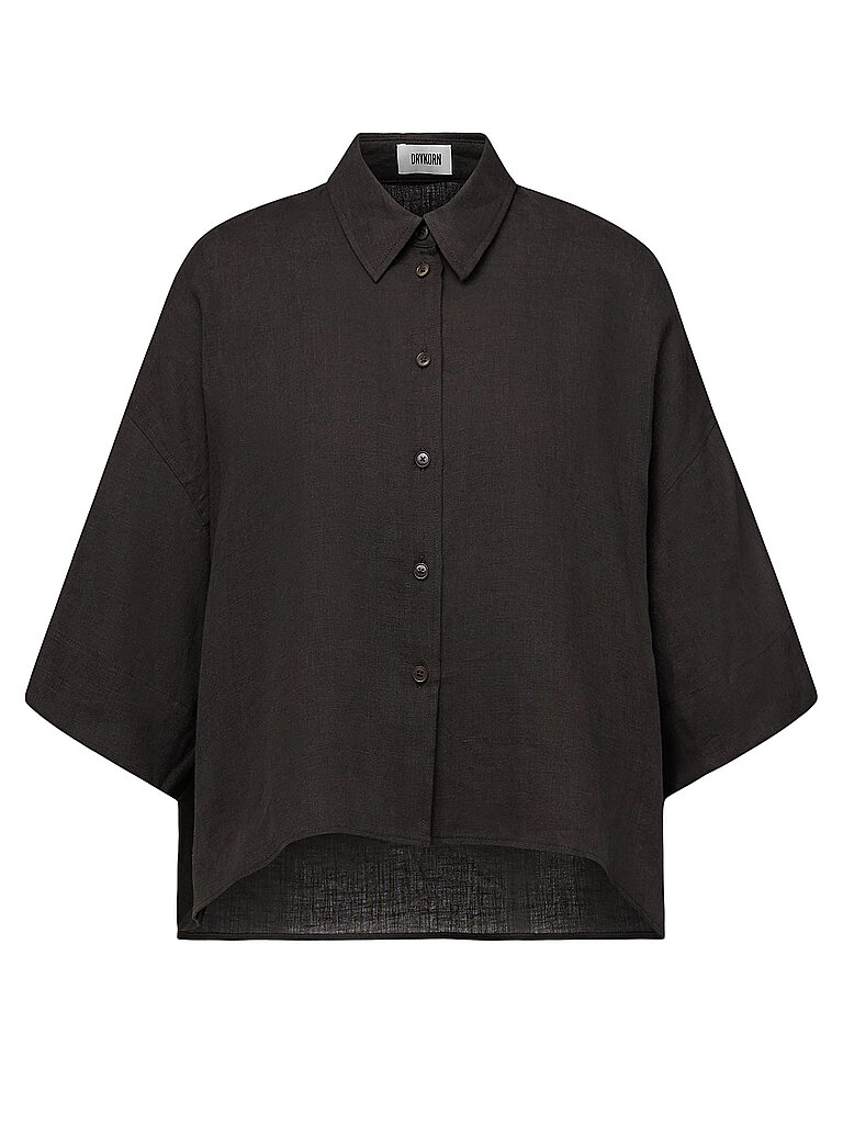 Blusa di lino YARIKA 1 marrone 40