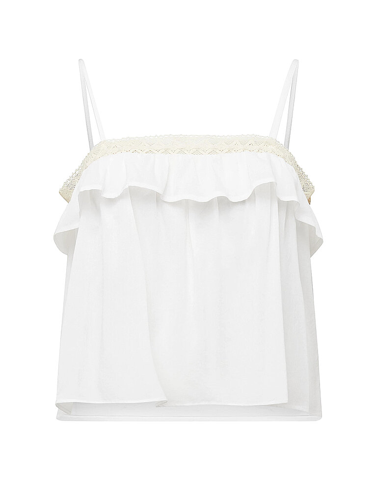 Top cropped TISANE 1 bianco 38