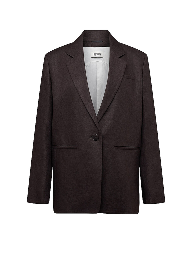 Blazer in lino MOWTIE 1 marrone 38
