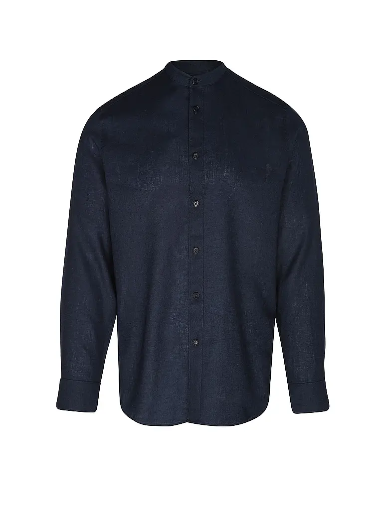 DRYKORN | Camicia di lino TALOC | Blu scuro