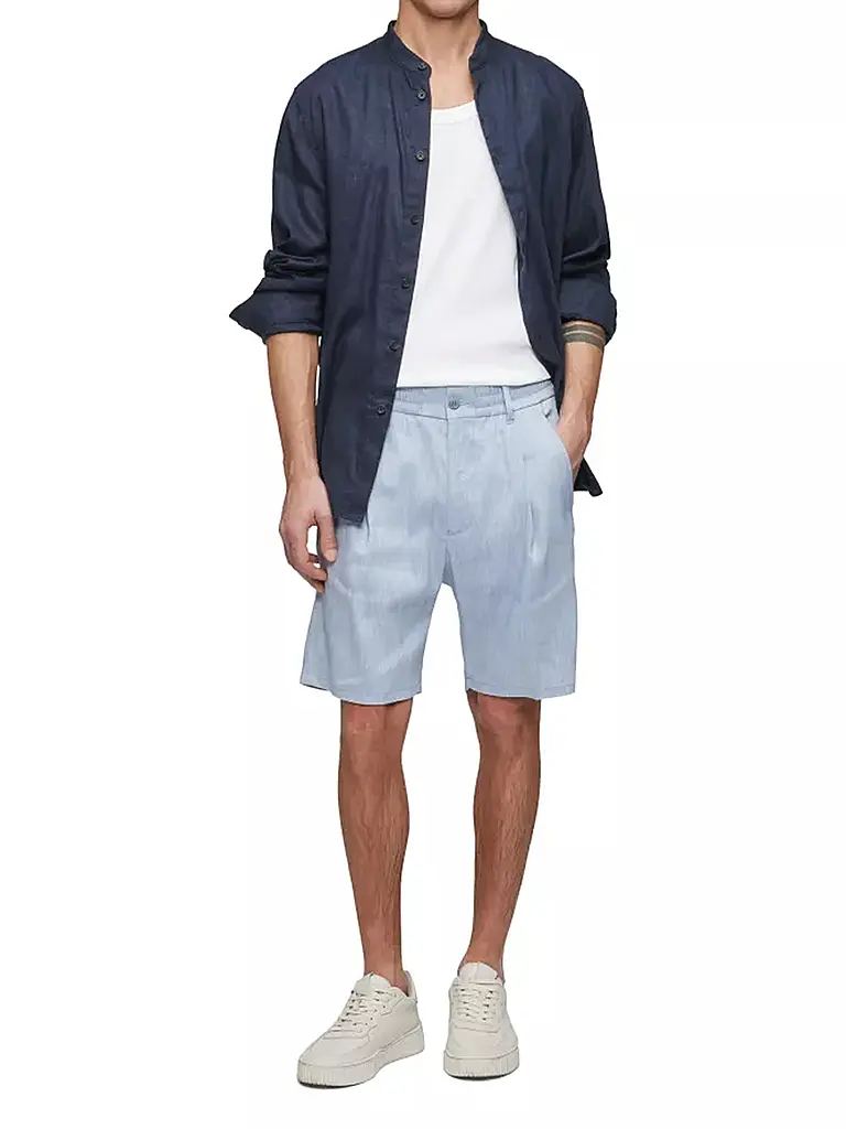 DRYKORN | Camicia di lino TALOC | Blu scuro