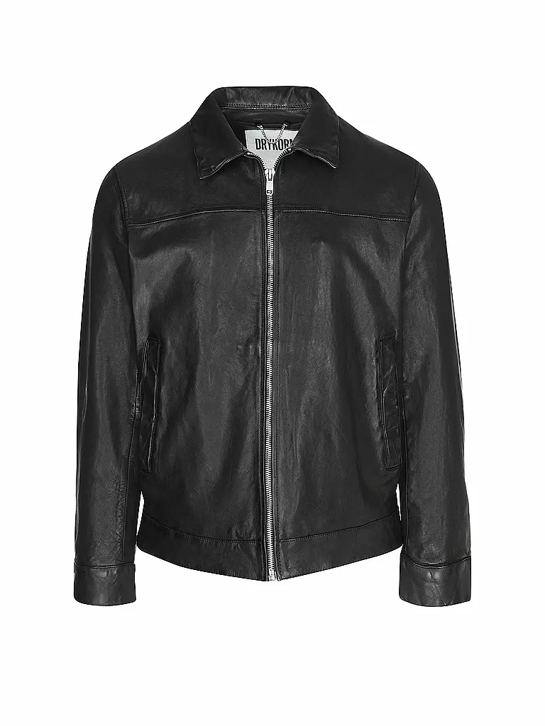 DRYKORN | Giacca in pelle RIKKA | Nero