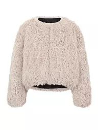 DRYKORN | Jacke in Felloptik | Marrone chiaro