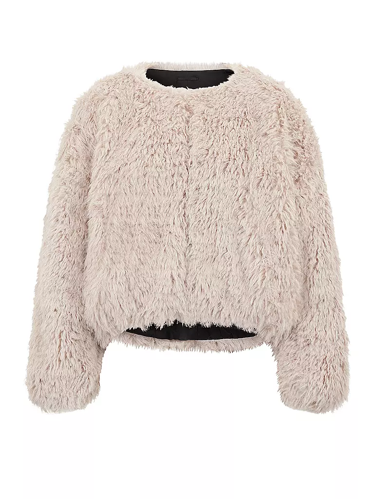 DRYKORN | Jacke in Felloptik | Marrone chiaro