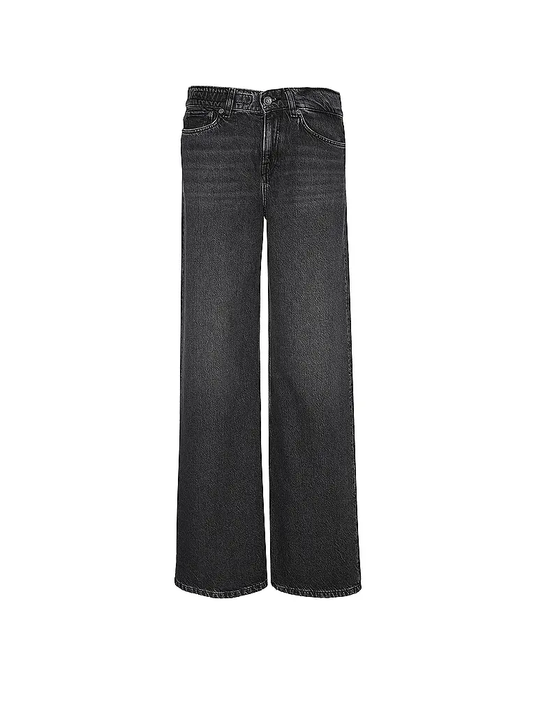 DRYKORN | Nome prodotto: Jeans Wide Leg FLUNG 10
Marca: DRYKORN
Colore: nero
Categorie: Moda,Donna

Materiale: Denim,Cotone,Lyocell
Motivo: Tinta unita
Lunghezza (Pantaloni/Jeans): Lunghezza normale
Stile: Pure,Trend
Altezza vita: Vita media
Dettagli: Tasche latera | Nero