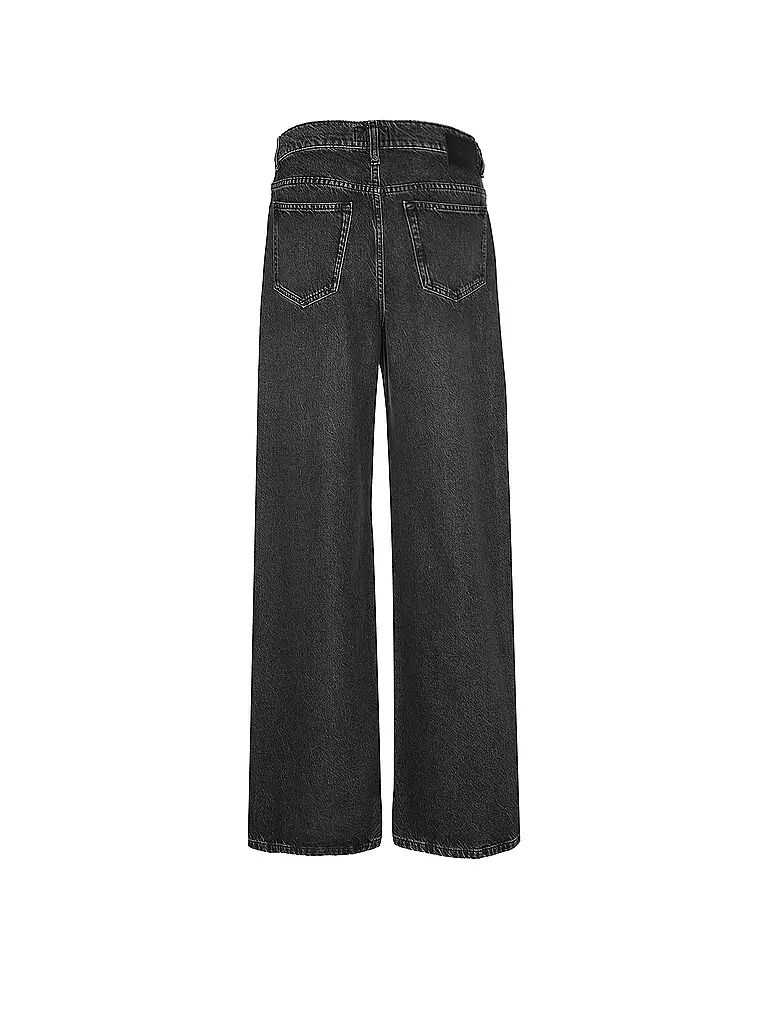 DRYKORN | Nome prodotto: Jeans Wide Leg FLUNG 10
Marca: DRYKORN
Colore: nero
Categorie: Moda,Donna

Materiale: Denim,Cotone,Lyocell
Motivo: Tinta unita
Lunghezza (Pantaloni/Jeans): Lunghezza normale
Stile: Pure,Trend
Altezza vita: Vita media
Dettagli: Tasche latera | Nero
