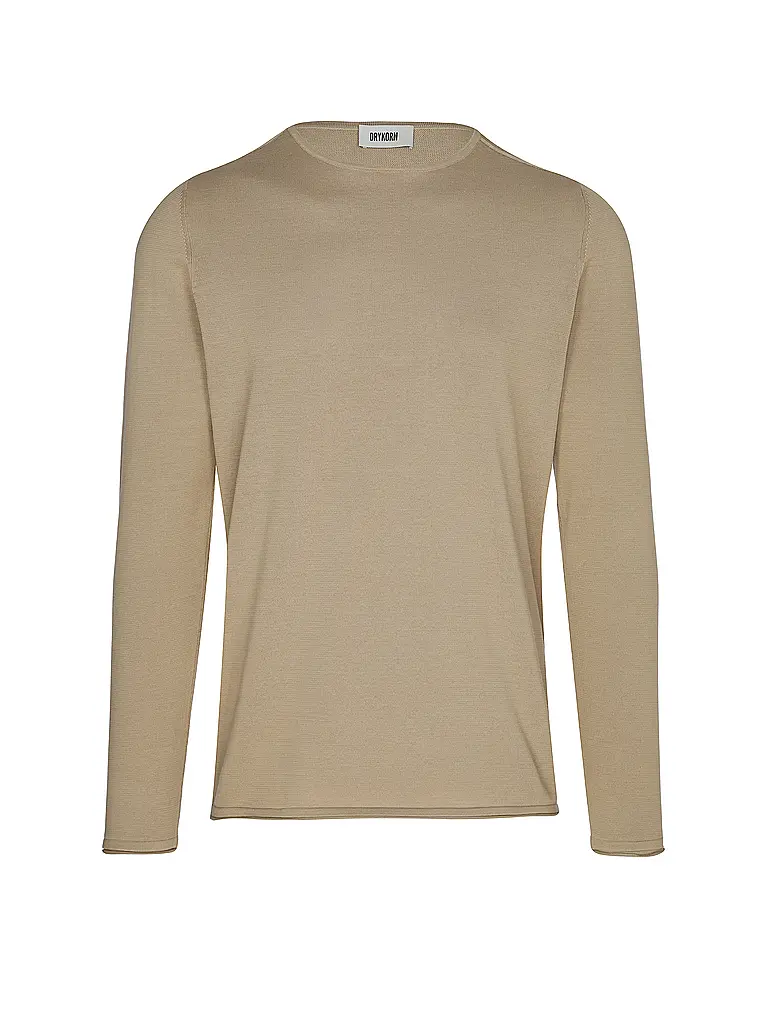DRYKORN | Nome prodotto: Pullover RIKONO
Marca: DRYKORN
Colore: beige
Categorie: Moda,Uomo

Lunghezza manica: Manica lunga
Scollo: Girocollo
Materiale: Maglia,Cotone
Motivo: Tinta unita
Vestibilità (capispalla): Regular
Stile: Pure,Trend | Beige