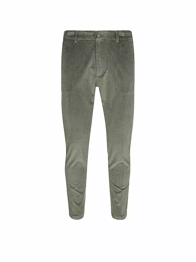 DRYKORN | Pantaloni in velluto a coste AJEND 10 | Verde scuro