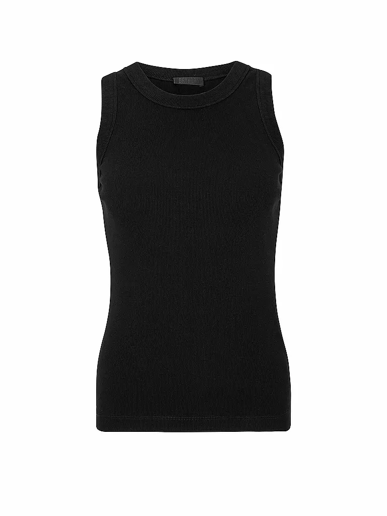 DRYKORN | Tanktop aderente Olina | Nero