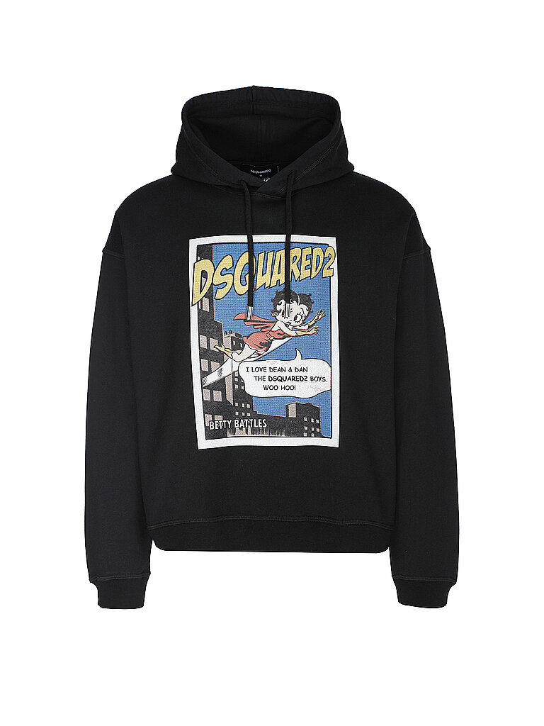 Felpa con cappuccio - Hoodie nero XL