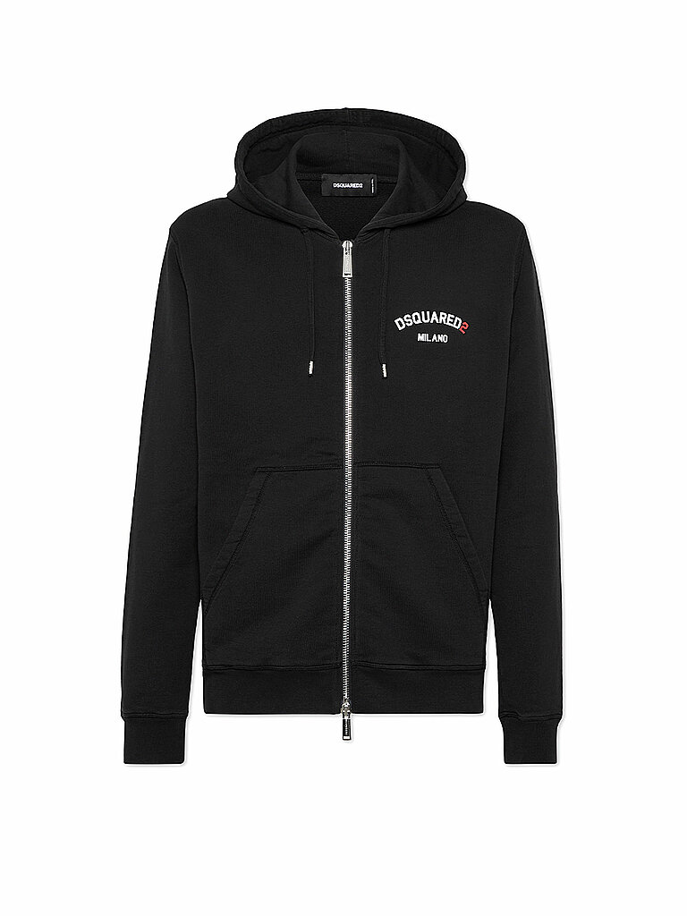 Felpa con cappuccio nero XXL