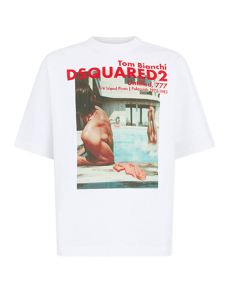 Dsquared2 T-shirt bianco XL