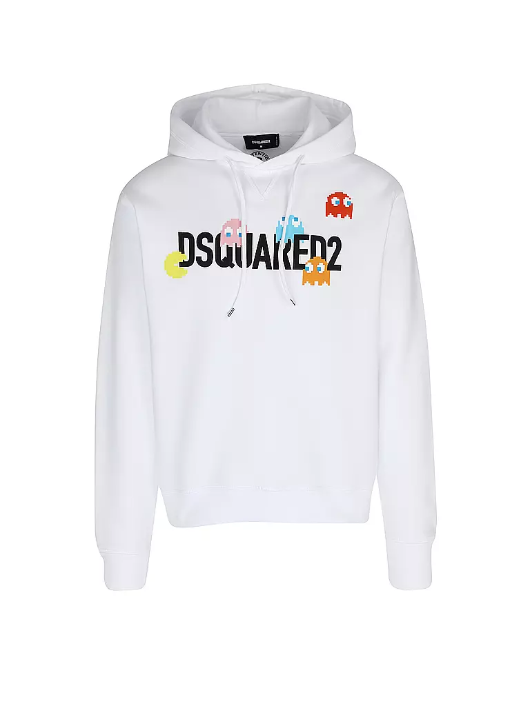 DSQUARED2 | Felpa con cappuccio - Hoodie PACMAN | Bianco