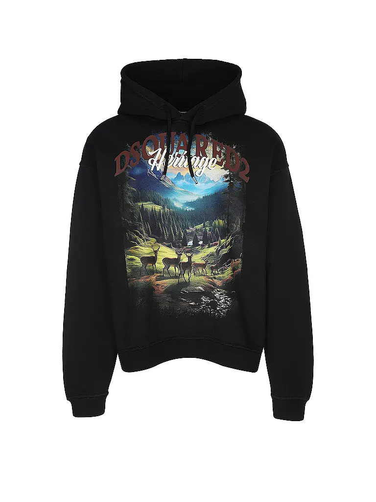 DSQUARED2 | Felpa con cappuccio - Hoodie | Nero